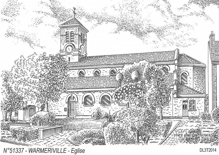 N 51337 - WARMERIVILLE - �glise