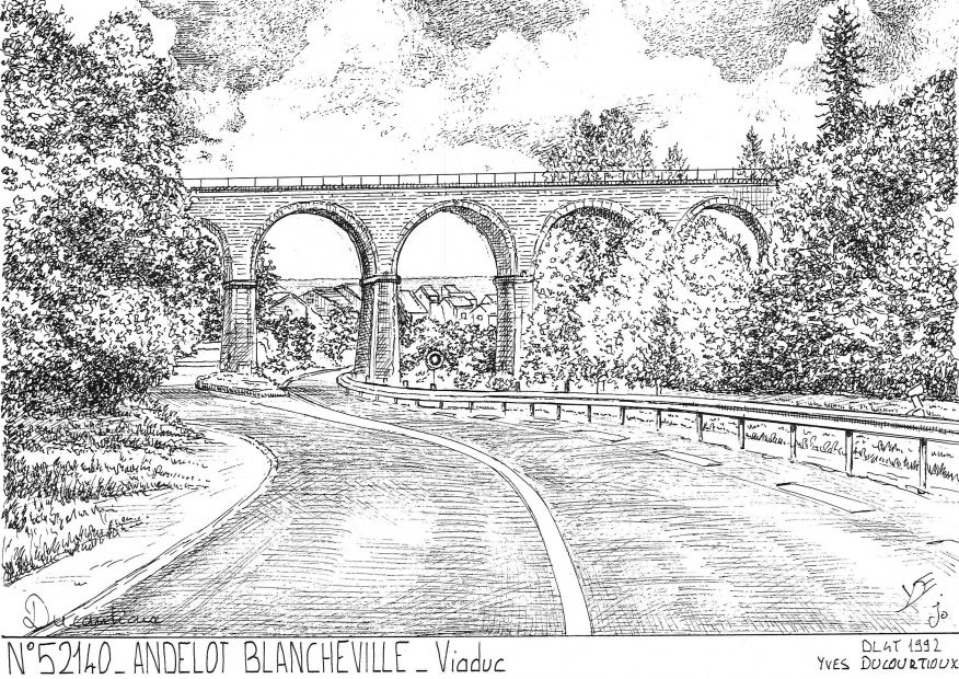 N 52140 - ANDELOT BLANCHEVILLE - viaduc