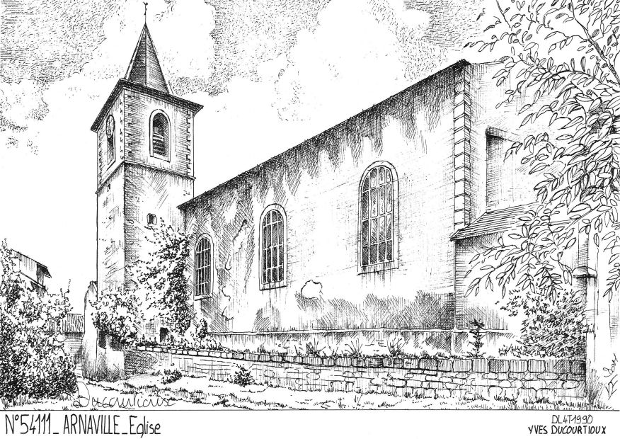 N 54111 - ARNAVILLE - �glise