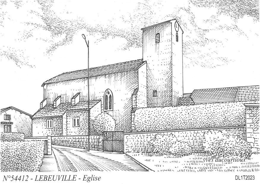 N 54412 - LEBEUVILLE - église