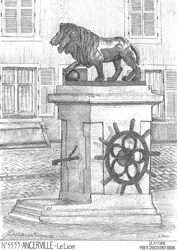 N 55033 - ANCERVILLE - le lion