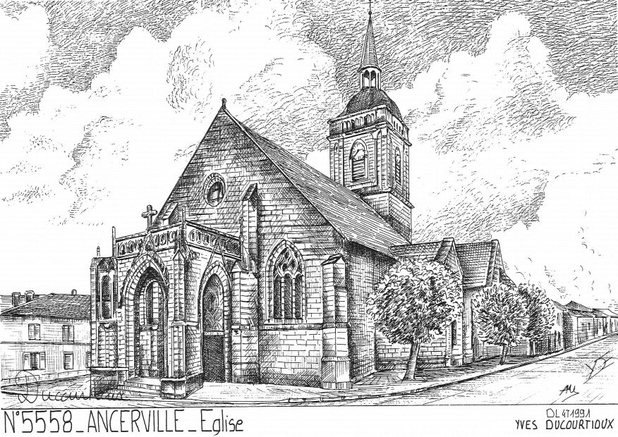 N 55058 - ANCERVILLE - église