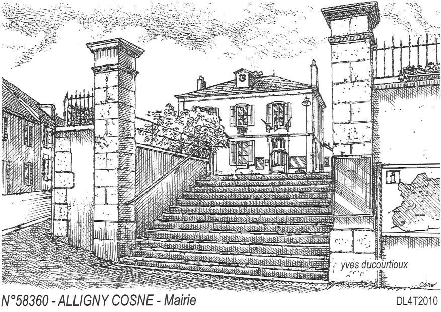 N 58360 - ALLIGNY COSNE - mairie