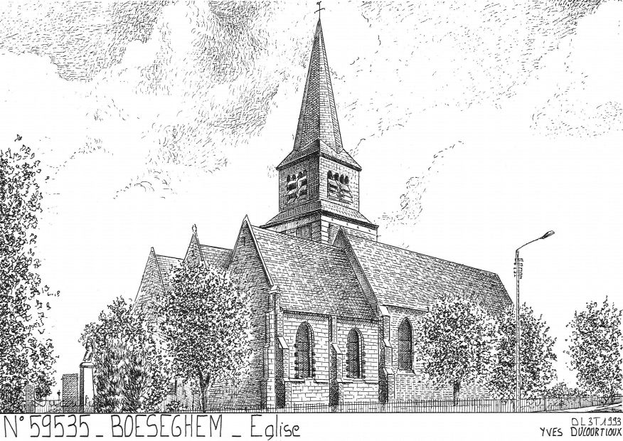 N 59535 - BOESEGHEM - église