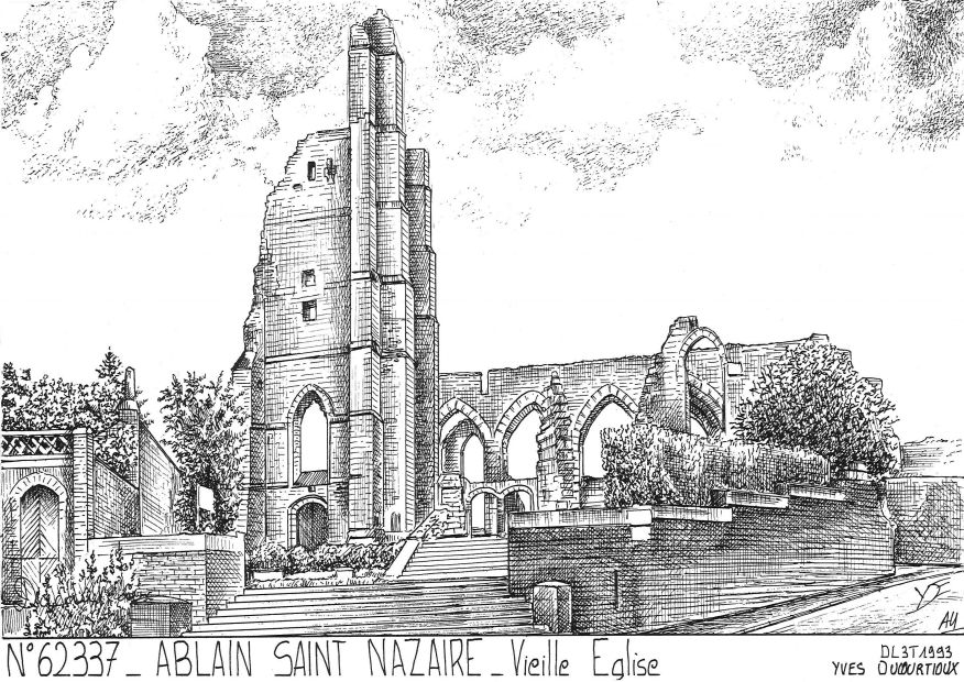 N 62337 - ABLAIN ST NAZAIRE - vieille �glise