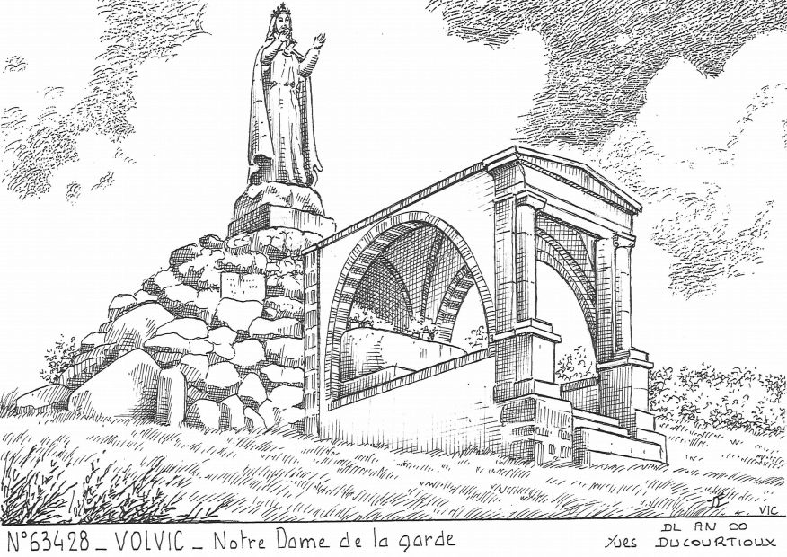 N 63428 - VOLVIC - notre dame de la garde