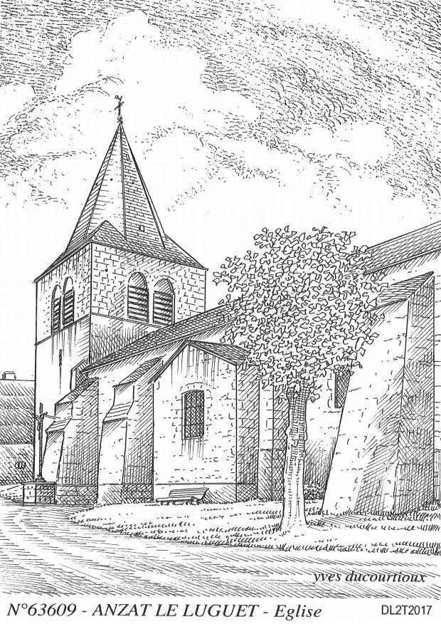 N 63609 - ANZAT LE LUGUET - glise