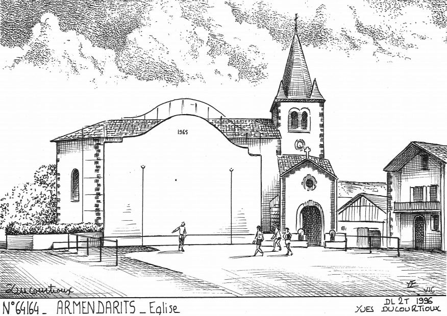 N 64164 - ARMENDARITS - glise