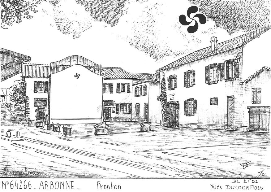 N 64266 - ARBONNE - fronton