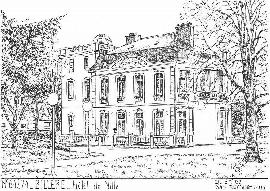 N 64274 - BILLERE - hôtel de ville