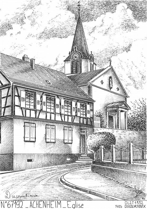 N 67192 - ACHENHEIM - �glise