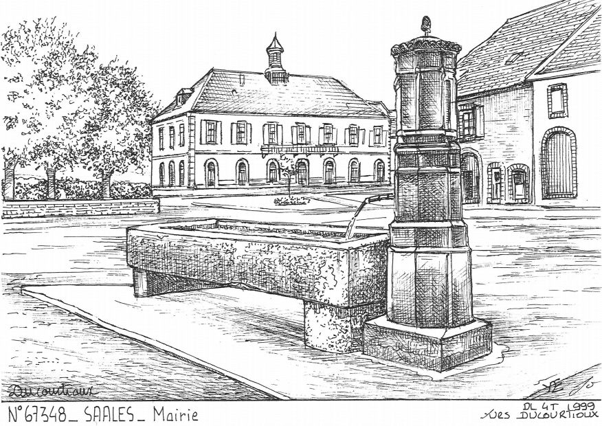 N 67348 - SAALES - mairie