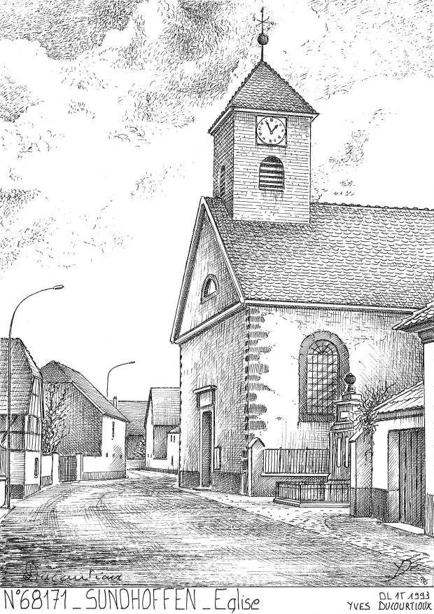 N 68171 - SUNDHOFFEN - église