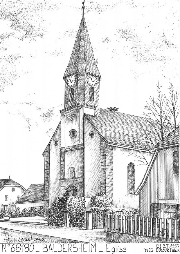 N 68180 - BALDERSHEIM - �glise