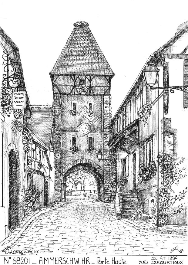 N 68201 - AMMERSCHWIHR - porte haute