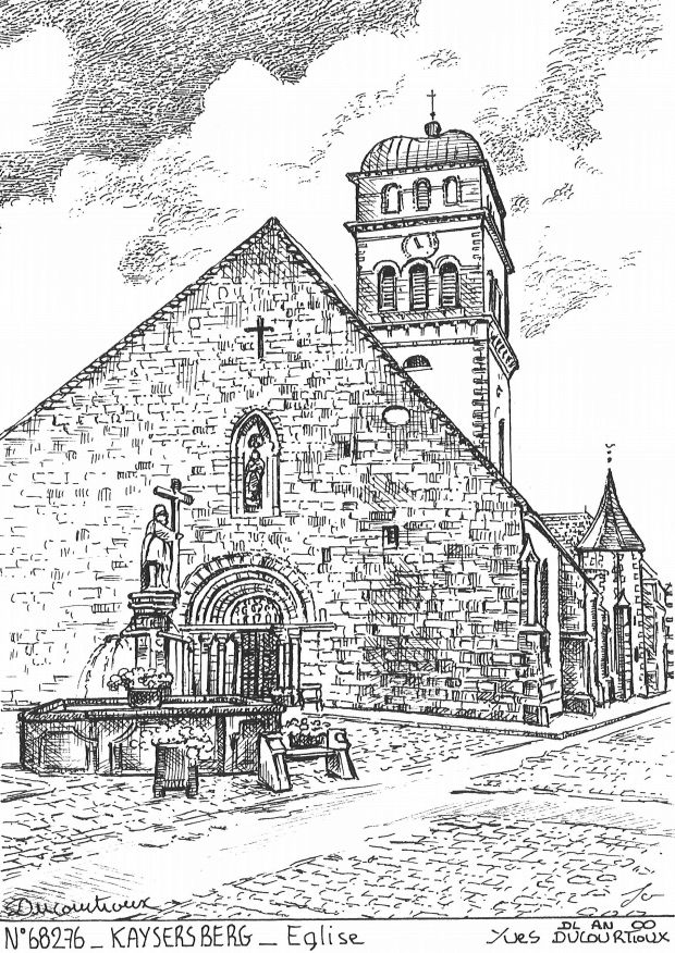 N 68276 - KAYSERSBERG - église