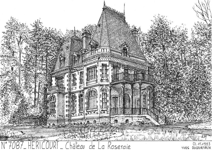 N 70087 - HERICOURT - château de la roseraie