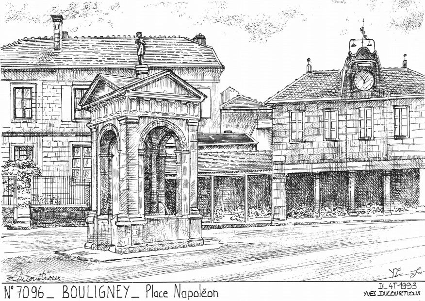 N 70096 - BOULIGNEY - place napoléon