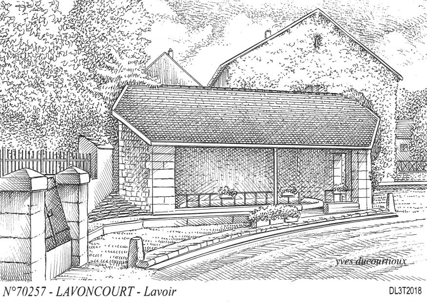 N 70257 - LAVONCOURT - lavoir