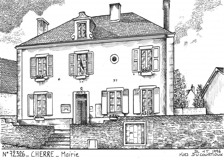 N 72326 - CHERRE - mairie