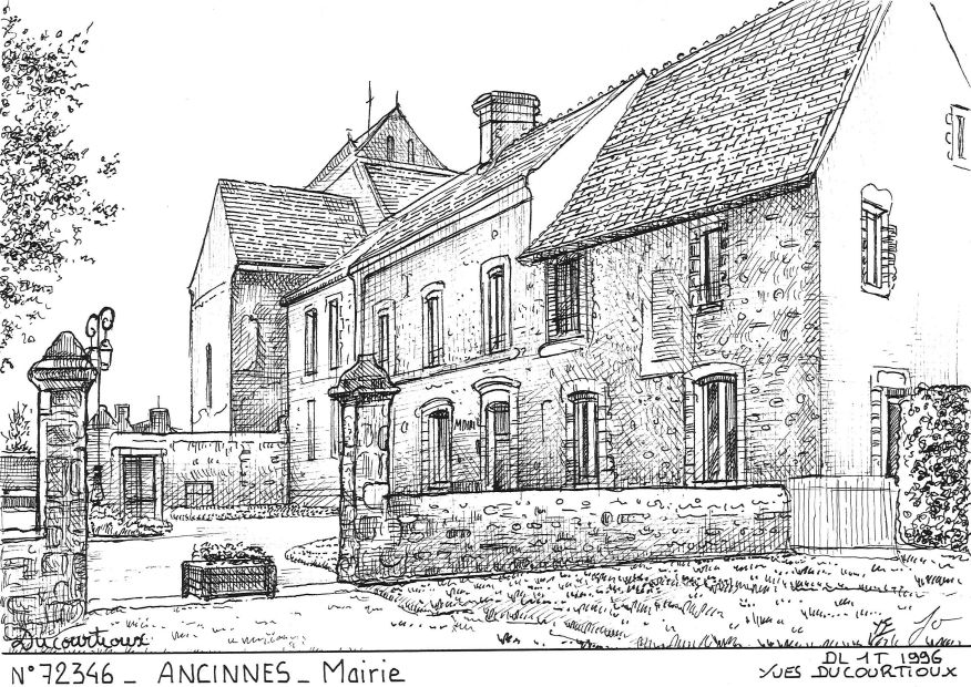 N 72346 - ANCINNES - mairie