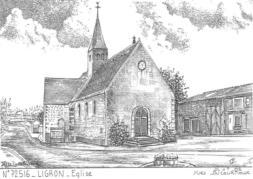 N 72516 - LIGRON - église