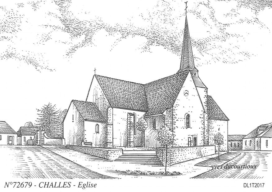 N 72679 - CHALLES - église