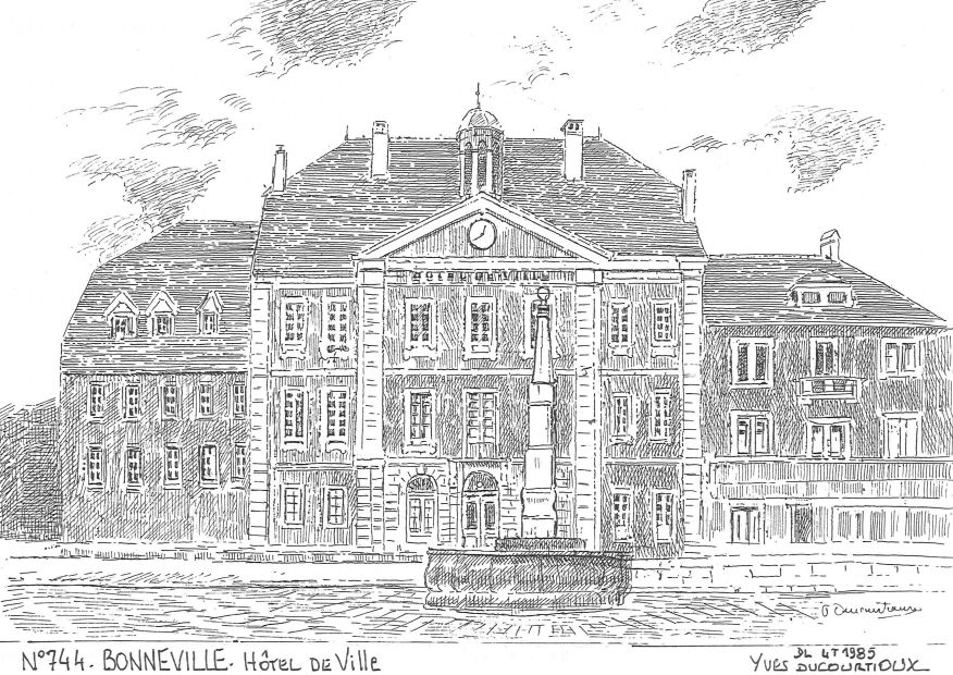 N 74004 - BONNEVILLE - hôtel de ville