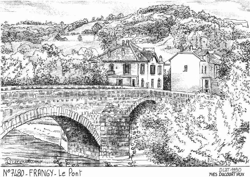 N 74080 - FRANGY - pont