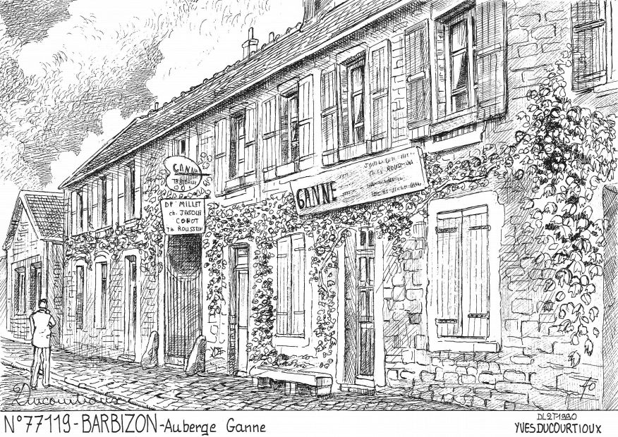 N 77119 - BARBIZON - auberge ganne