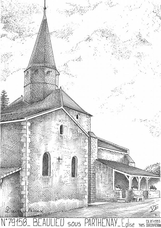 N 79158 - BEAULIEU SOUS PARTHENAY - �glise