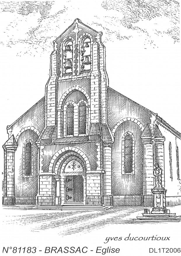 N 81183 - BRASSAC - église