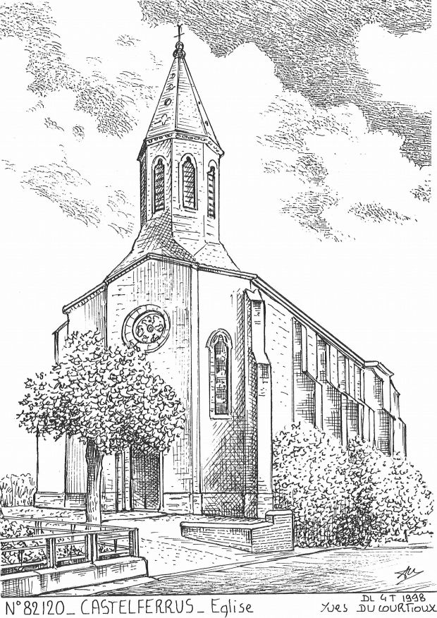 N 82120 - CASTELFERRUS - église