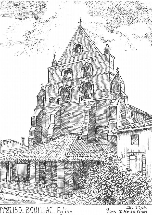 N 82150 - BOUILLAC - glise