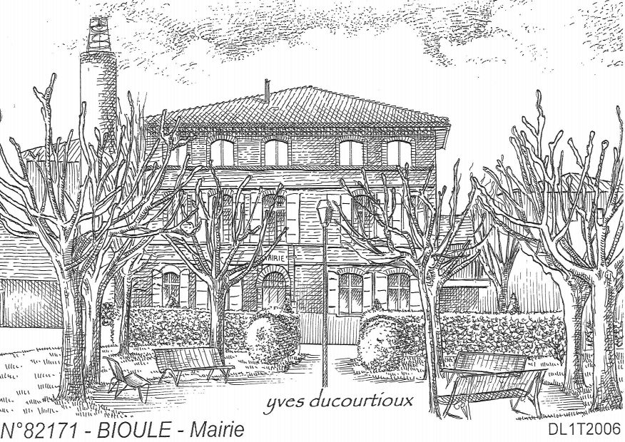 N 82171 - BIOULE - mairie