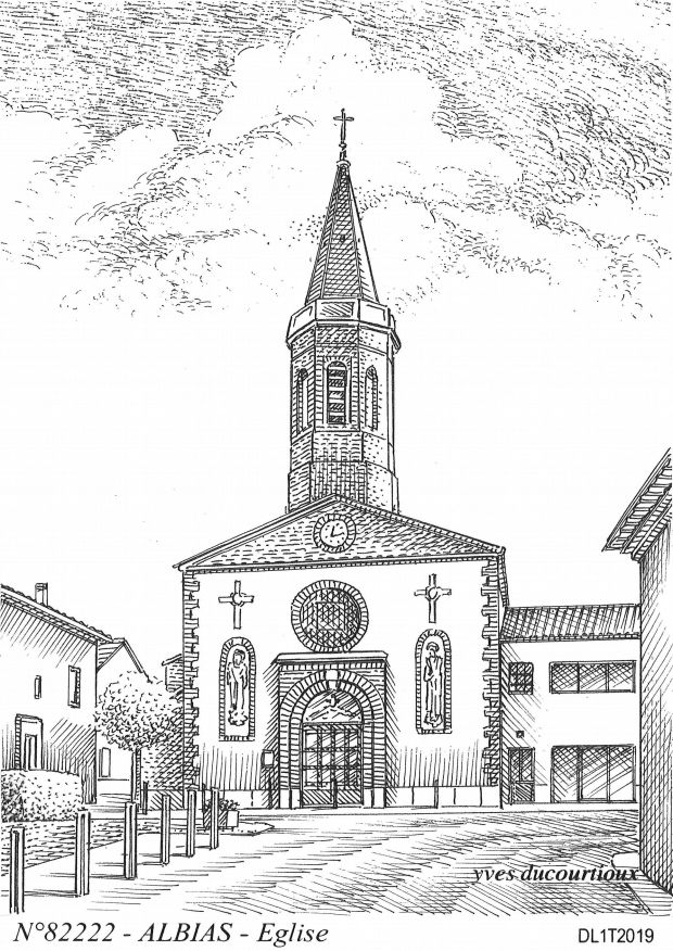 N 82222 - ALBIAS - glise