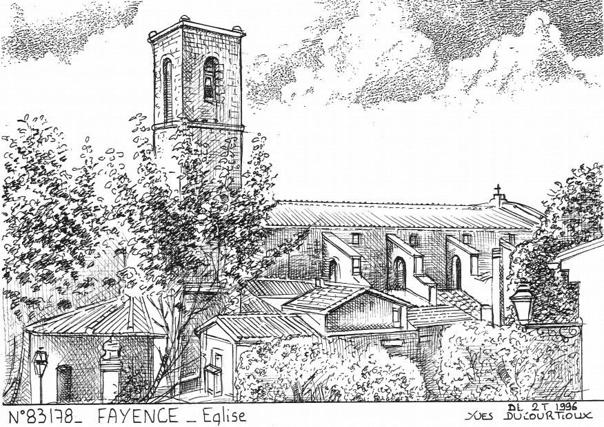 N 83178 - FAYENCE - glise