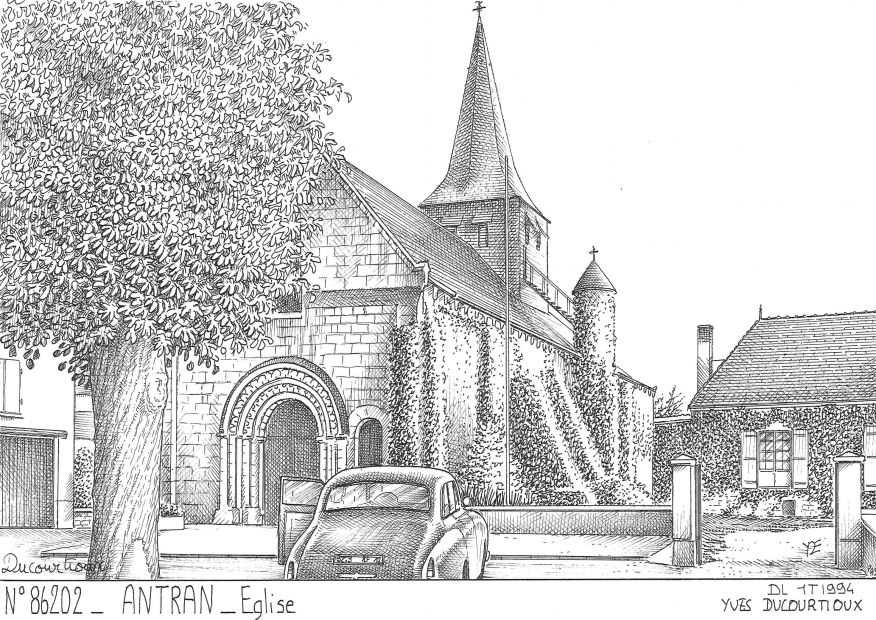 N 86202 - ANTRAN - église