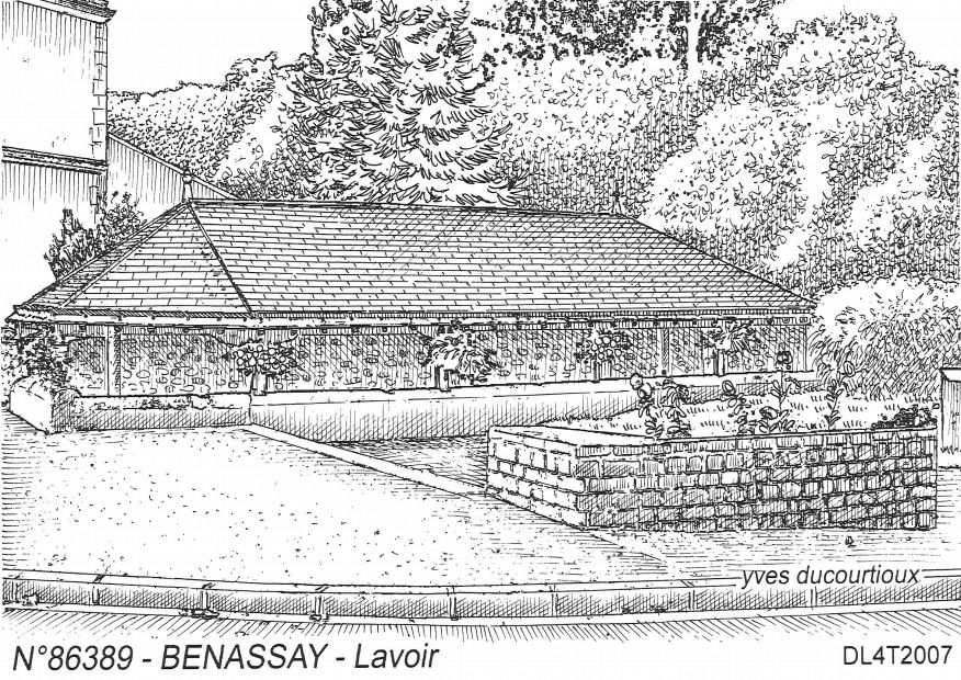 N 86389 - BENASSAY - lavoir