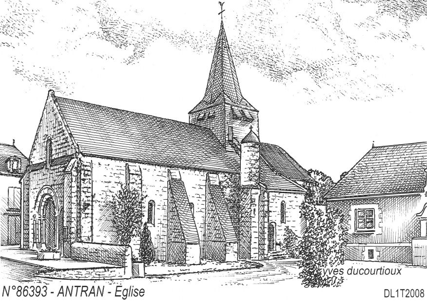 N 86393 - ANTRAN - glise