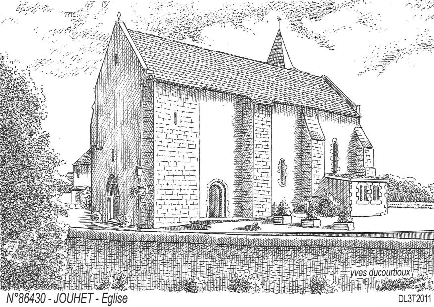 N 86430 - JOUHET - église