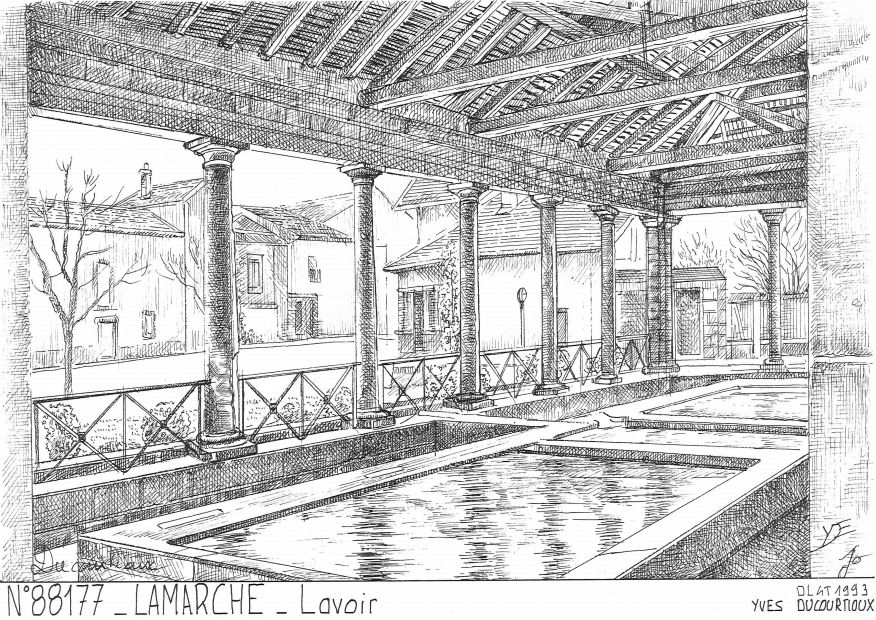 N 88177 - LAMARCHE - lavoir