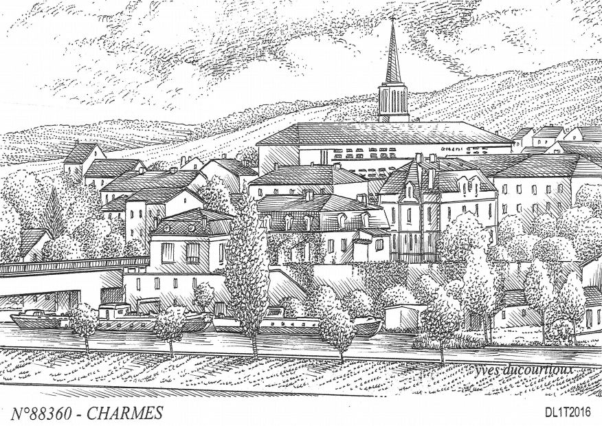 N 88360 - CHARMES - vue