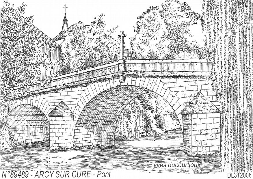 N 89489 - ARCY SUR CURE - pont