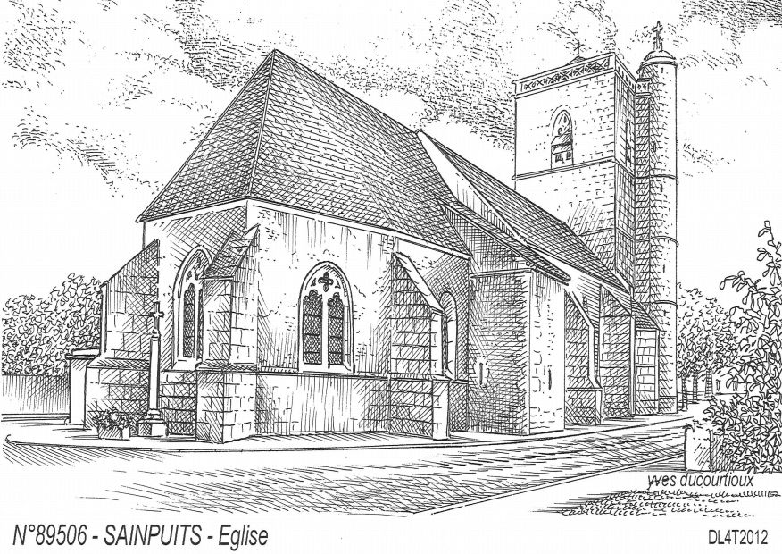 N 89506 - SAINPUITS - église