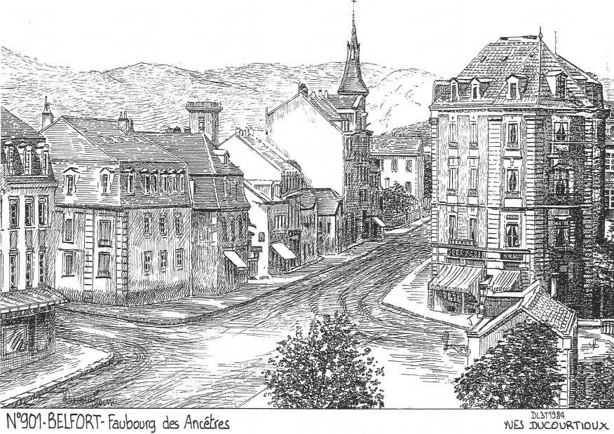 N 90001 - BELFORT - faubourg des anctres