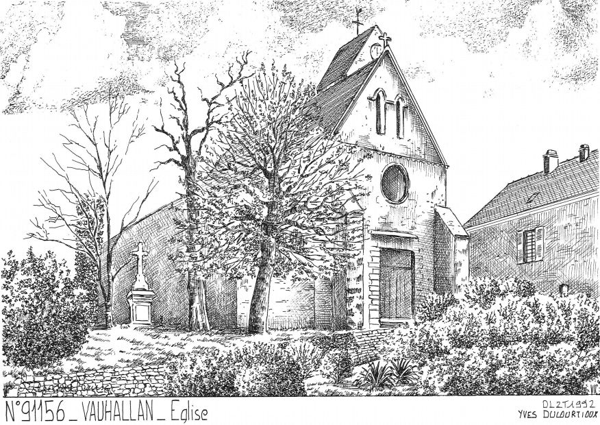 N 91156 - VAUHALLAN - glise