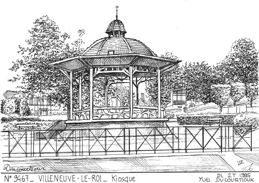 N 94067 - VILLENEUVE LE ROI - kiosque