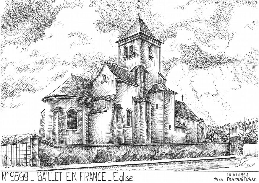 N 95099 - BAILLET EN FRANCE - �glise