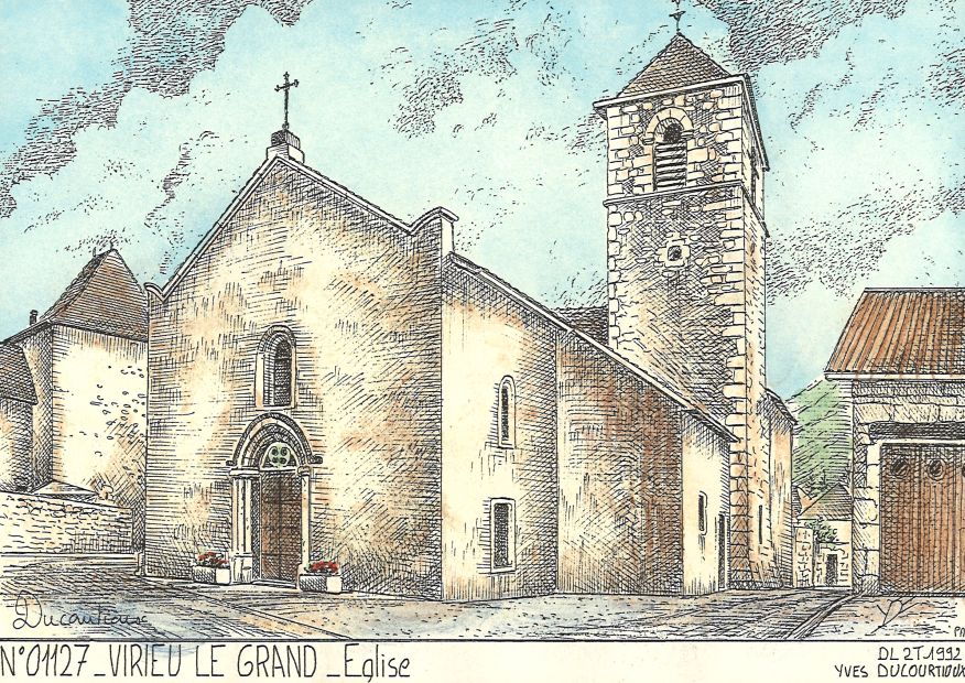 N 01127 - VIRIEU LE GRAND - église